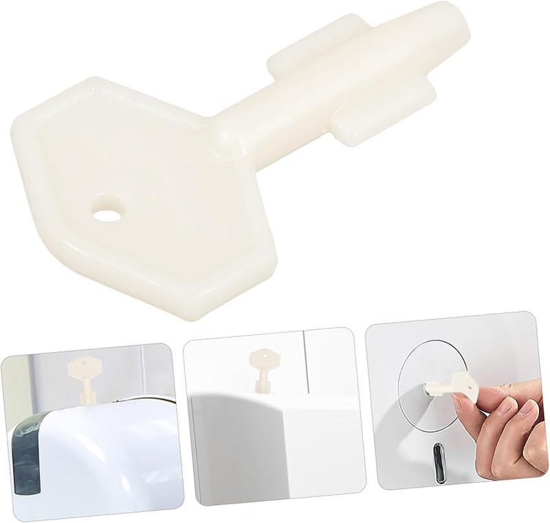 استبدال أسطوانة قفل المفتاح البلاستيكية لموزع المناشف الورقية - Image 3